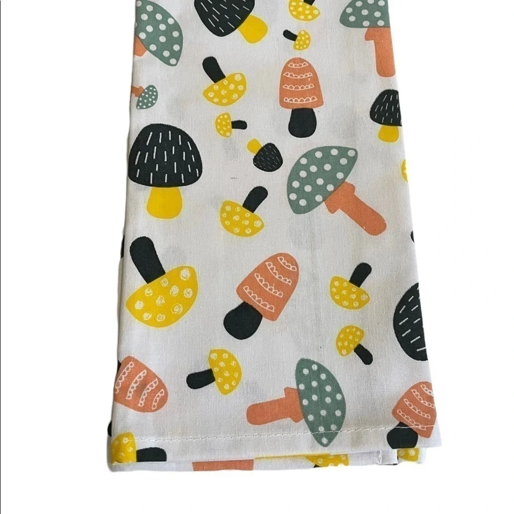Mushroom Print Kitchen Towel